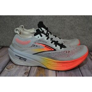 Brooks Hyperion Elite 4 Shoes Womens‎ 7 Gray Orange Running Sneakers 1000461D488